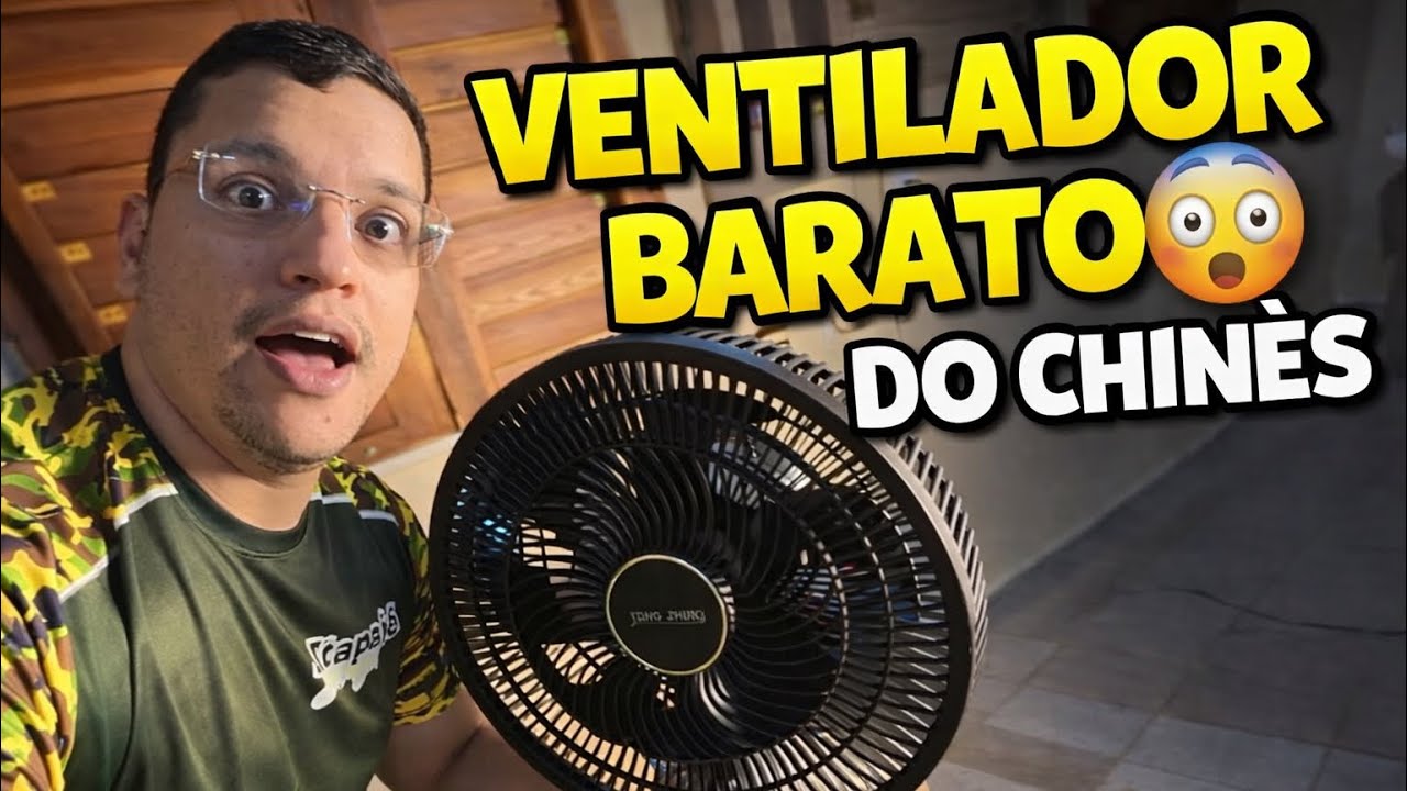 Comprei um Ventilador de Pé no Chinês… Será que Presta? | Unboxing