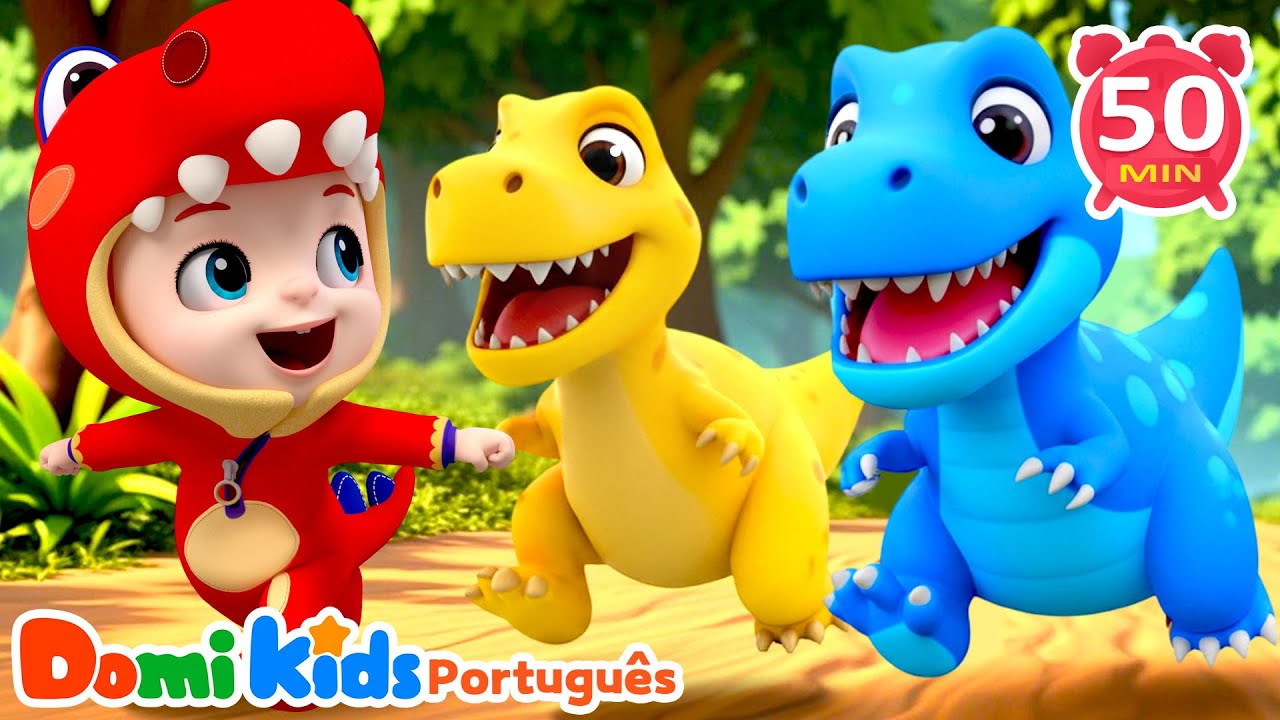 Dinossauros para Crianças🦖 | Canções Infantis | Domi Kids em Português