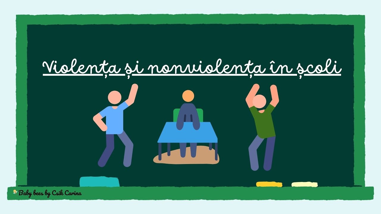 Violența și nonviolența în școli- scurtă prezentare pe înțelesul copiilor/ Ce înseamnă bullying-ul