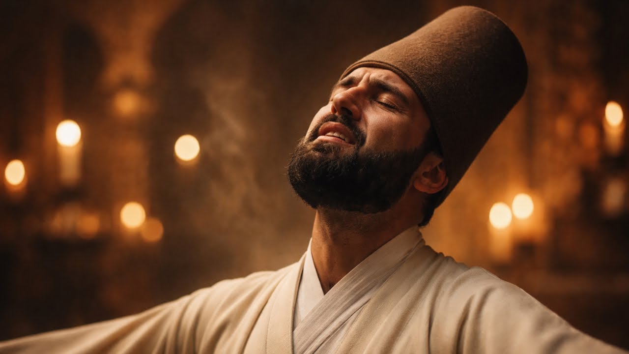 528 Hz Sufi Music | Rumi Inspired Flow of the Heart | Ney & Oud Meditation