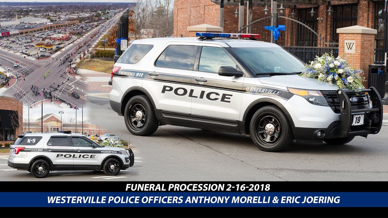 Westerville PD Funeral Procession 2-16-2018 | FULL PROCESSION 1hr 20min