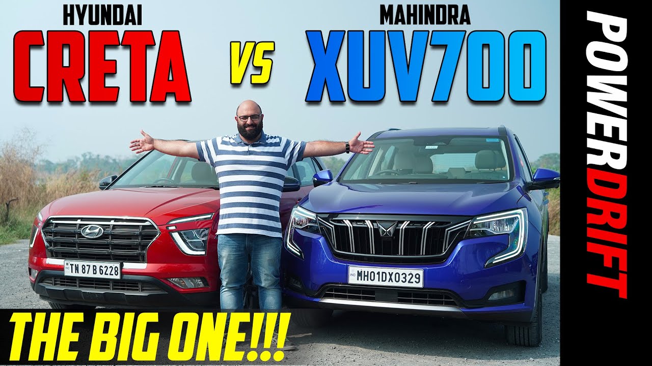 Mahindra XUV700 vs Hyundai Creta - THE BIG ONE! | Comparison Review | PowerDrift