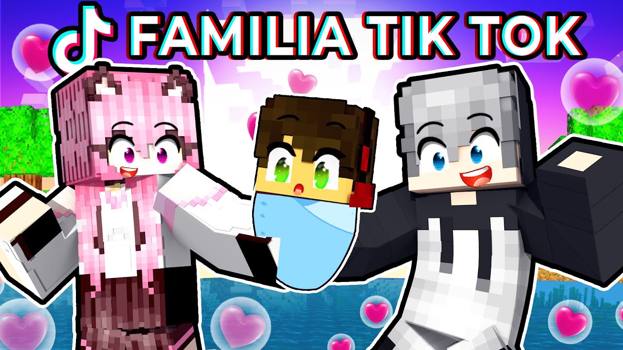 GUIHH foi ADOTADO por UMA FAMILIA DE TIKTOKERS no MINECRAFT ✭ Guihh ✭