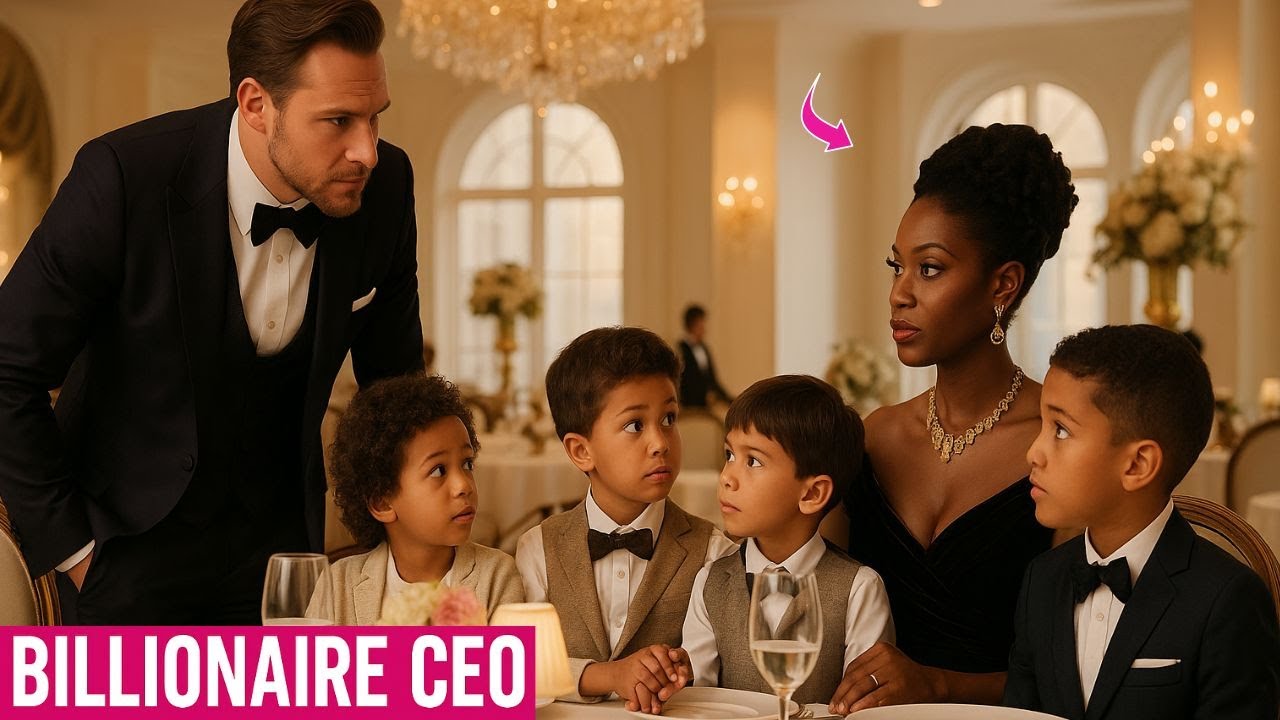 BILLIONAIRE CEO Finds His Black Ex Wife at a Restaurant — with Triplets Who Look Just Like Him
