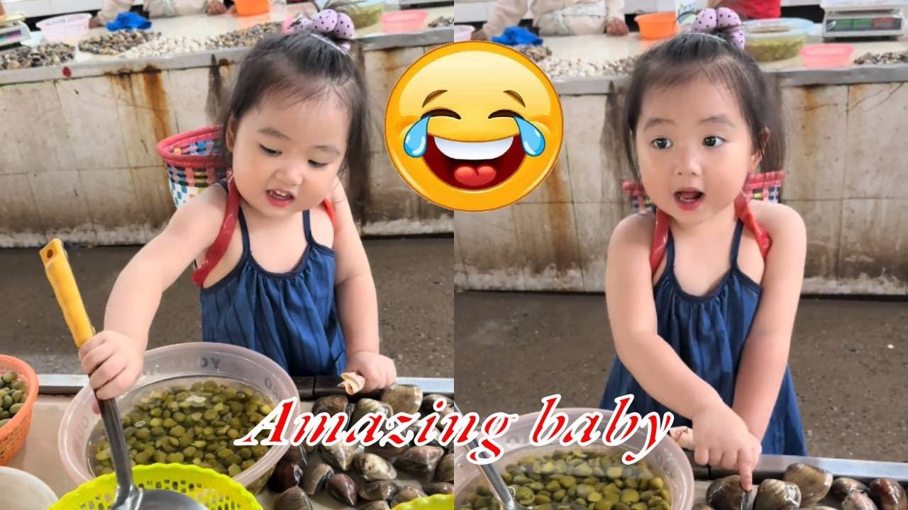 I'll buy some snails and clams to take home for Fatty to eat.【Nanning First Sister】