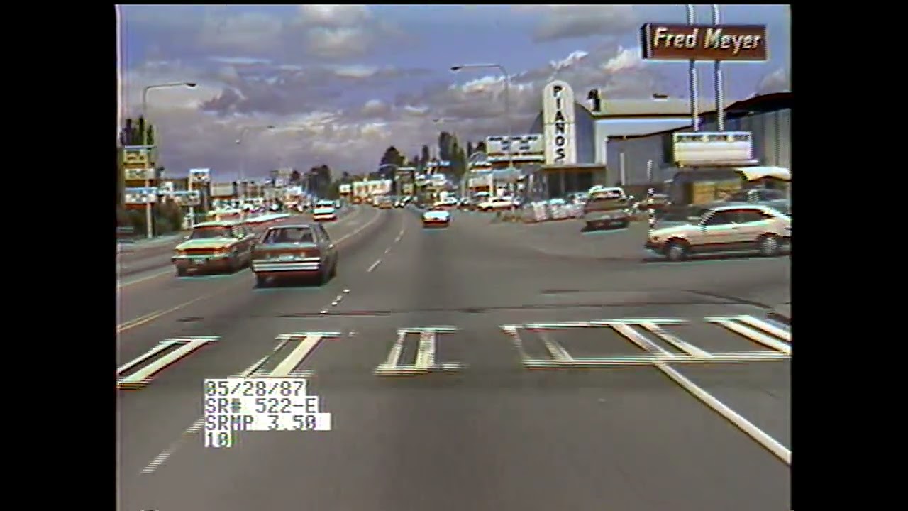 Driving On WA SR-522 East In 1987 (North Seattle, Kenmore, Bothell, Woodinville)