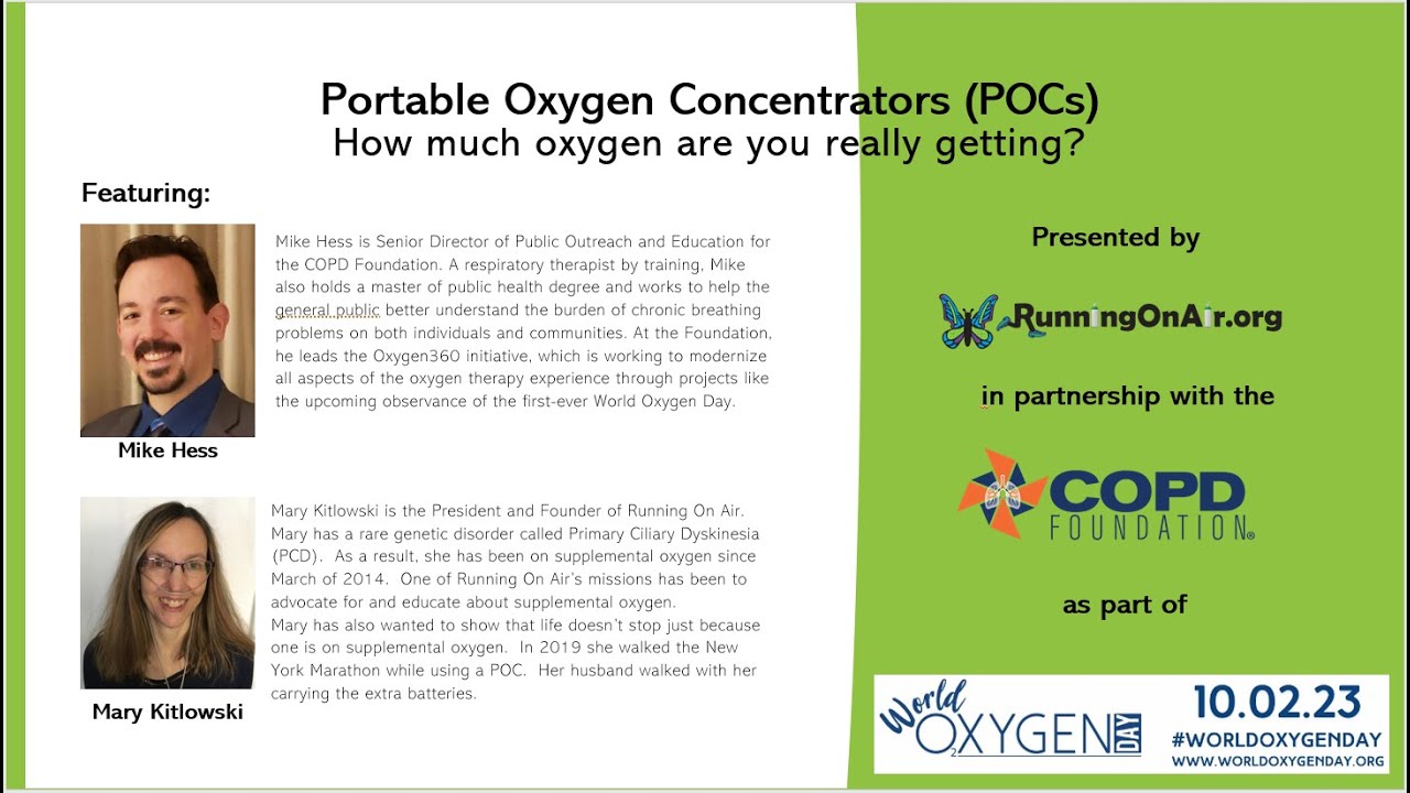 Portable Oxygen Concentrators (POCs):  How much oxygen are you really getting?