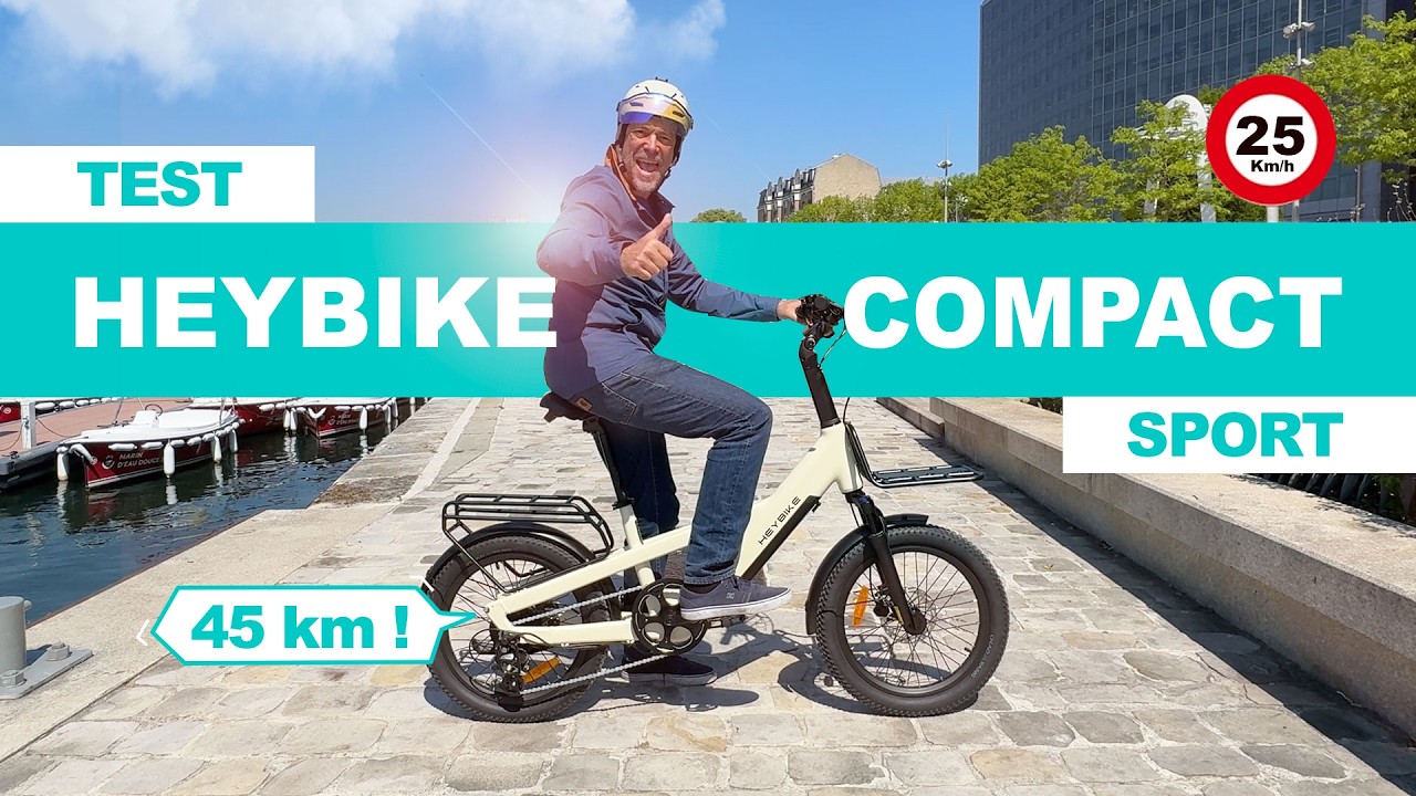 Test du vélo électrique ⚡️ urbain HeyBike Compact Sport