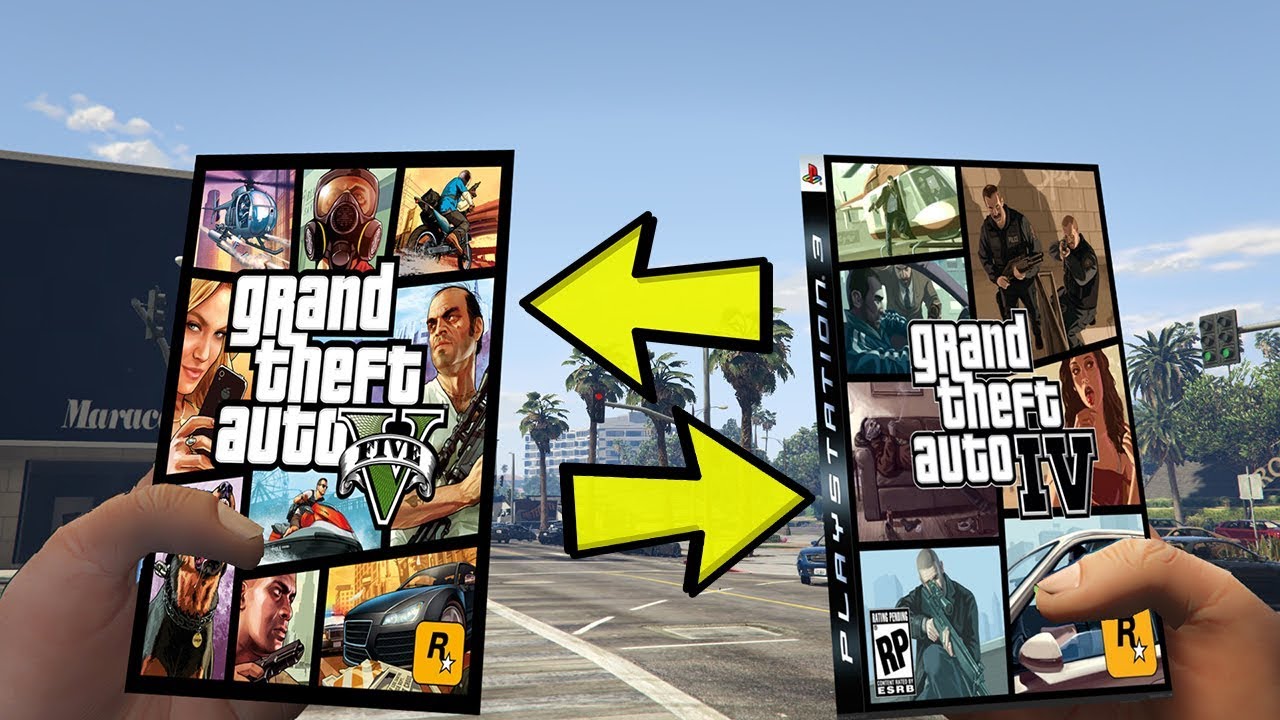 GTA 5 vs GTA 4 - ÇOK ŞAŞIRACAKSINIZ (KIM KAZANIR?)
