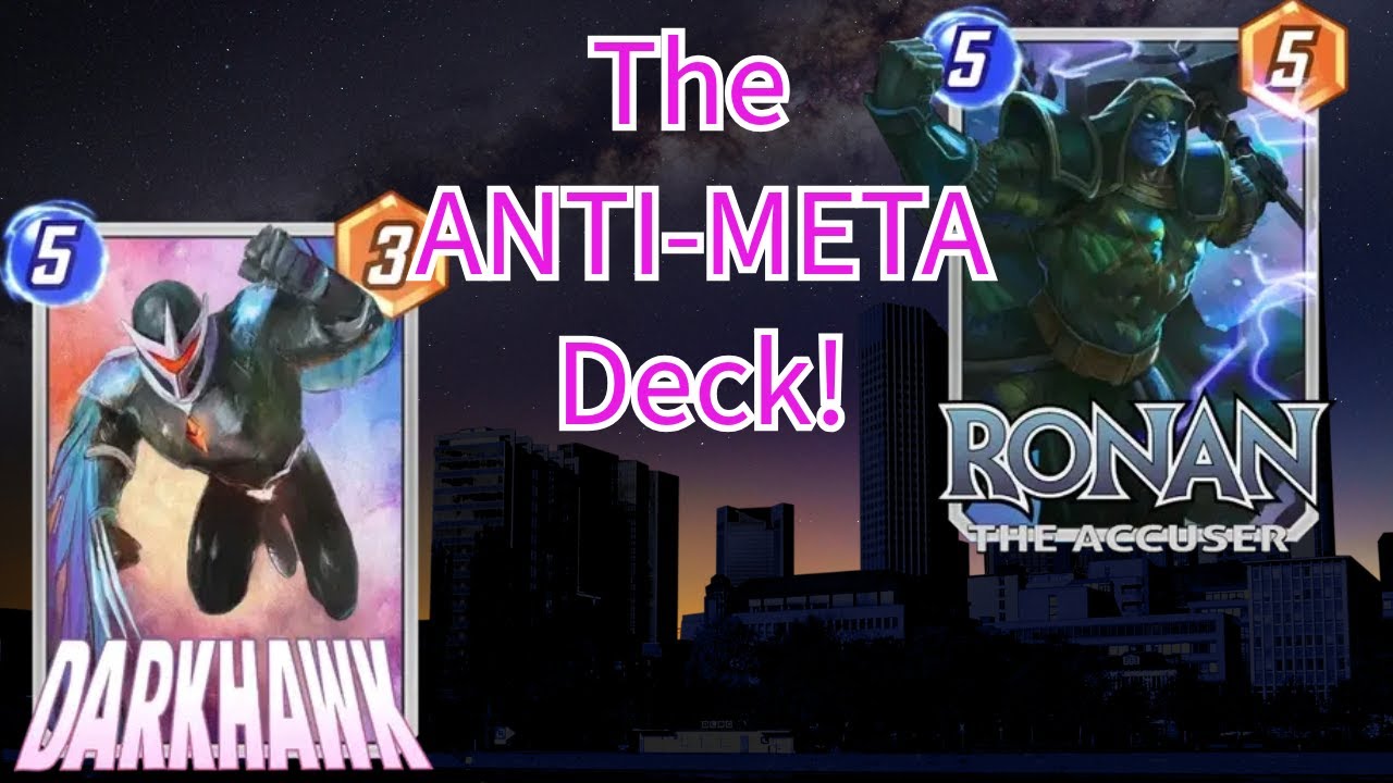 Climb to Infinite FAST with the META SLAYER! Darkhawk Ronan just WINS! - Marvel Snap Deck Highlight