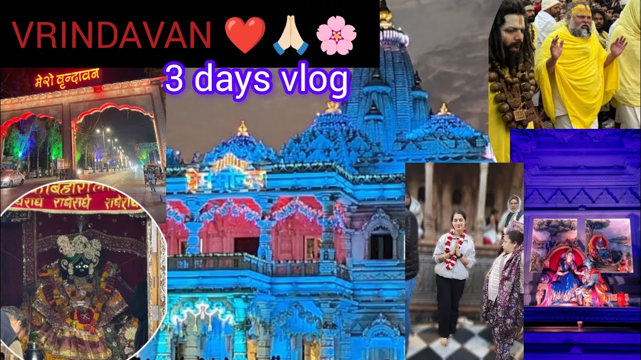 We r going to Vrindavan 3 days trip 🙏🏻🌸❤️