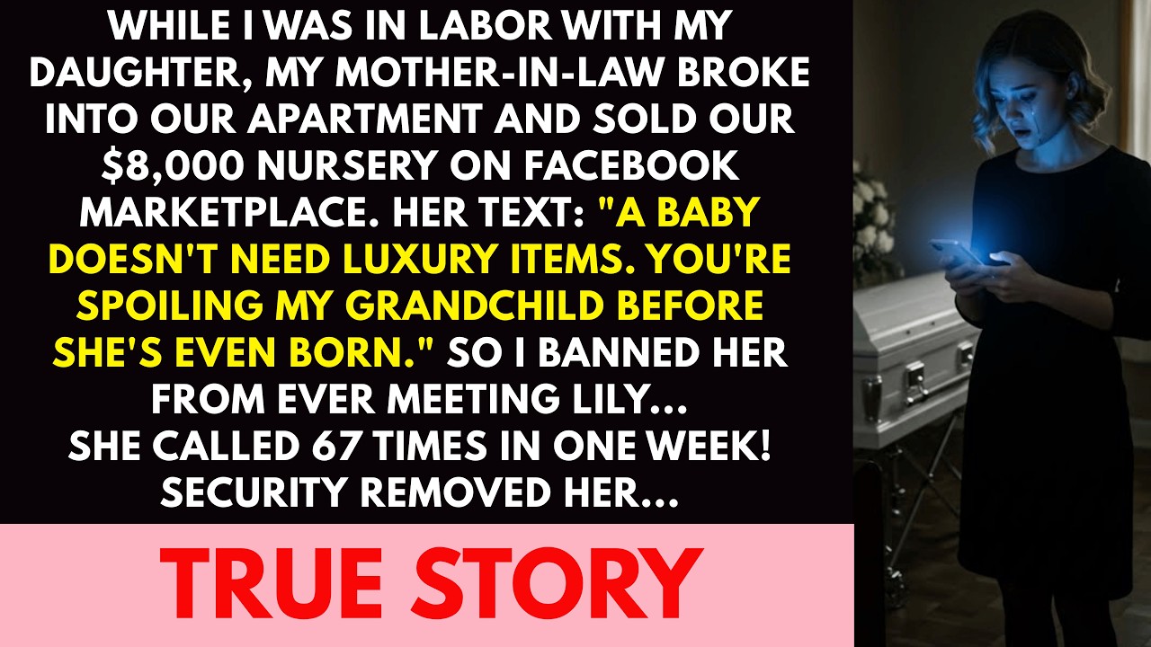 My Mother-in-Law Sold My Baby's $8K Nursery During Labor—So I Banned Her Forever | Family Drama