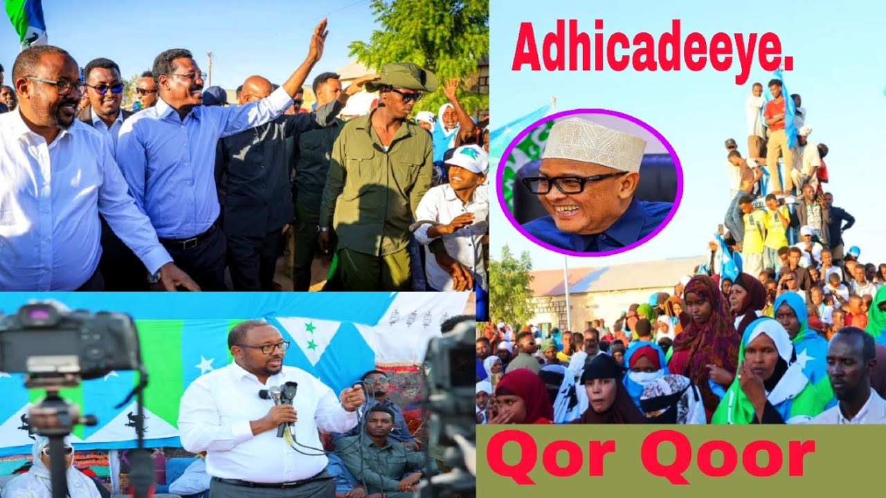 Firdhiye  oo Dabaal Ded kujira Guushi Uu Kagaadhay. Waqooyi Biri.  Goobtu waa Adhicadeeue. Qor qor.
