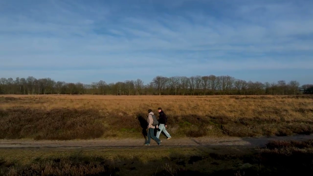 Balloërveld, drone, Oudemolensche Diep, Gasterse Duinen, Stukje Pieterpad