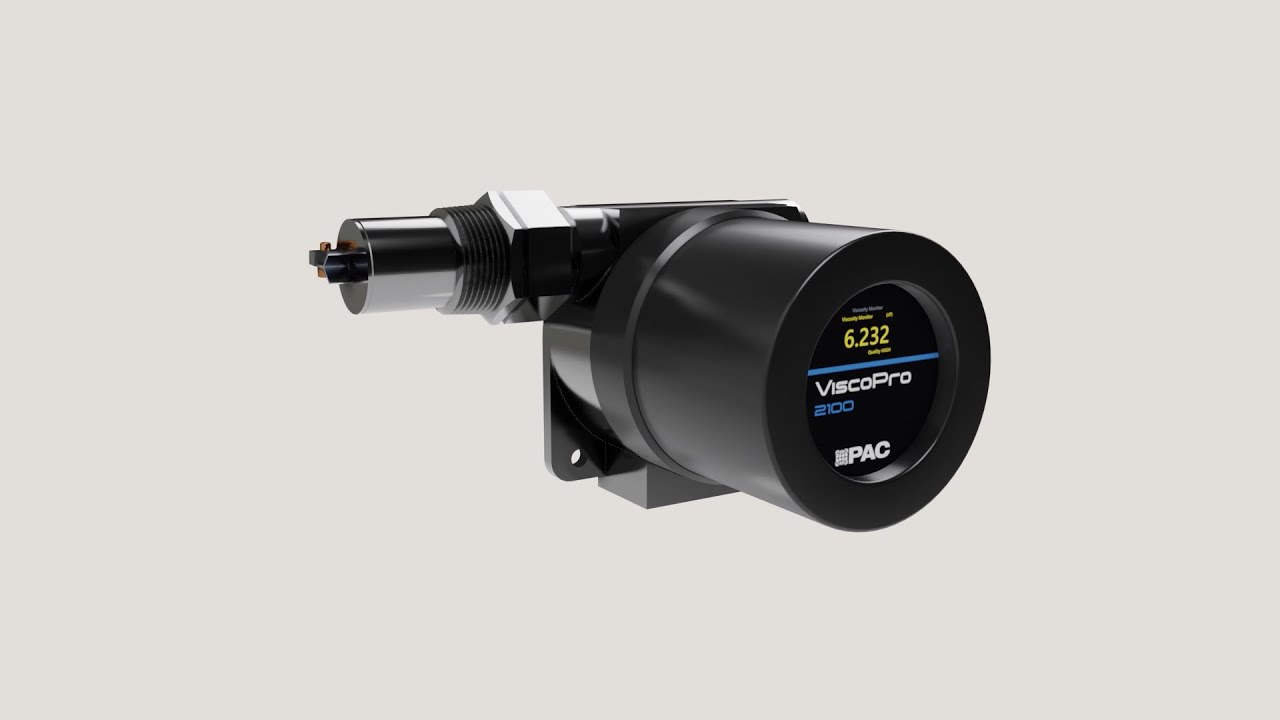 How a viscometer sensor works.