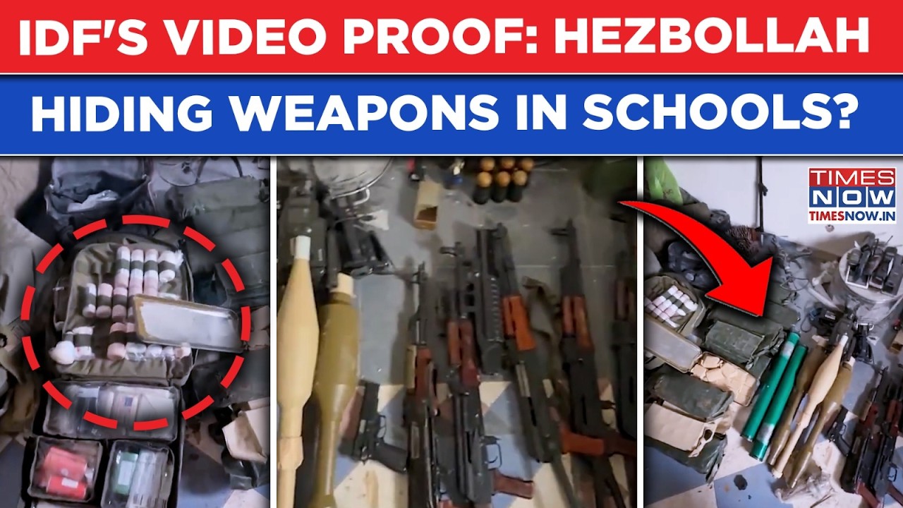 IDF PUNCTURES Hezbollah's DIRTY SCHOOL PLOT, RPG, WEAPONS Seized On Cam | Israel DROPS Video Proof