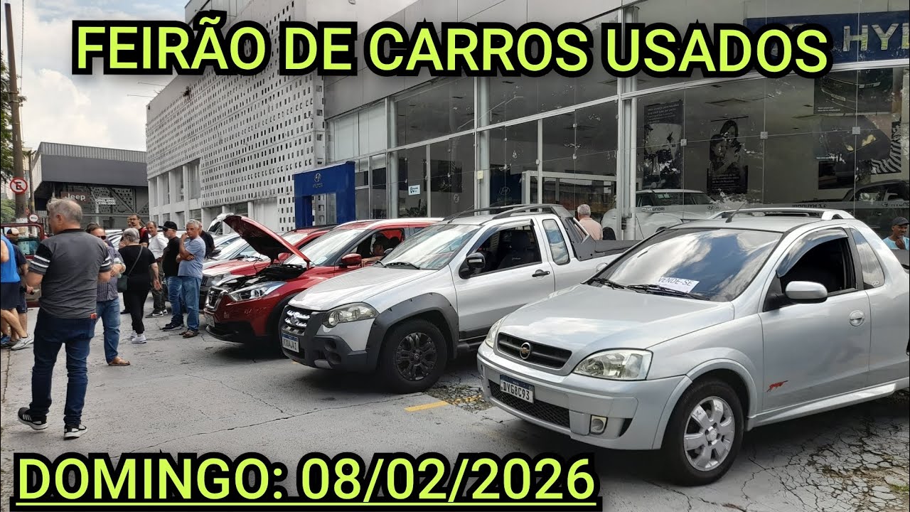 FEIRÃO DE CARROS USADOS EM SÃO PAULO CAPITAL. 