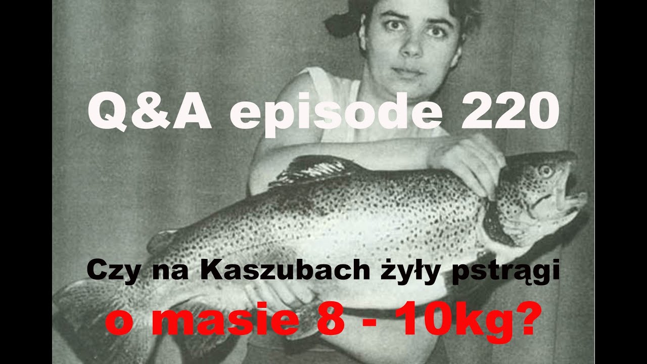 Q&A odcinek 220 - Czy na Kaszubach żyły pstrągi o masie 8 - 10kg?