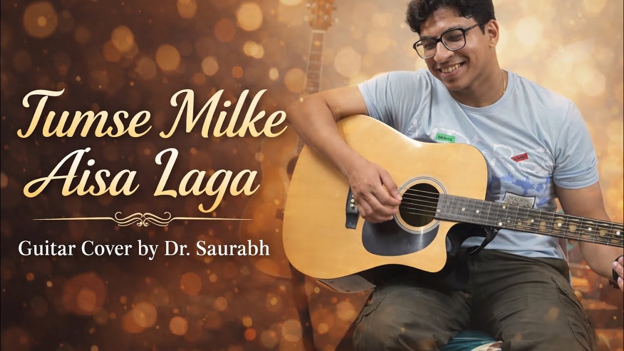 Tumse Milke Aisa Laga. Guitar cover and singing together. Valentine's Day Special Duet with my wife.