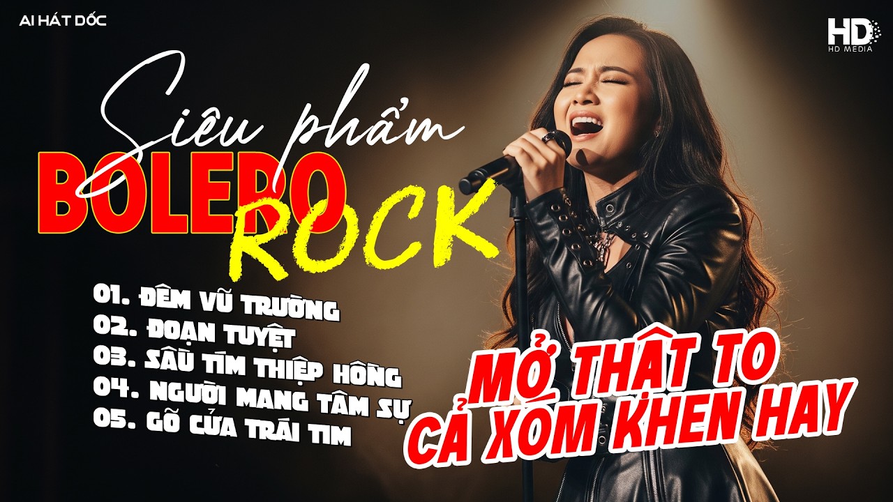 Top 10 Nhạc Bolero Rock AI Cover Hay Nhất - Đêm Vũ Trường Rock | LK Nhạc Bolero Metal Rock
