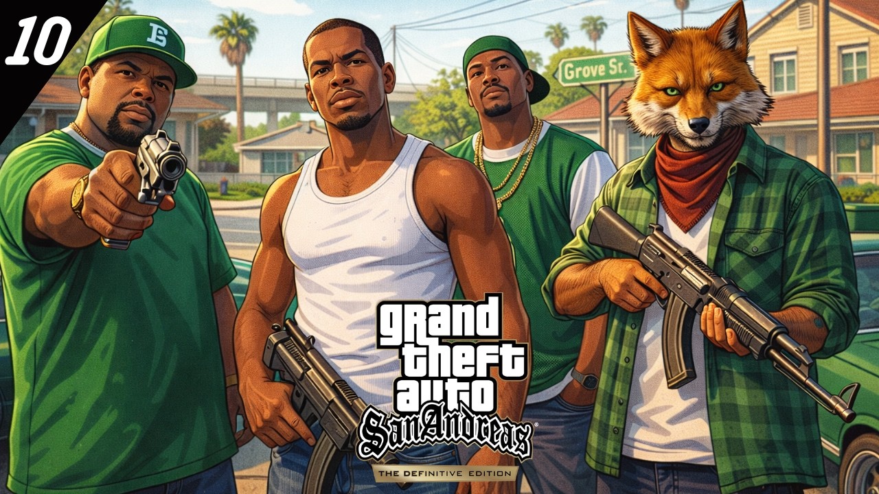 തിരികെ Grove Streetൽ  | GTA San Andreas Definitive Edition | Malayalam Live | Part 10