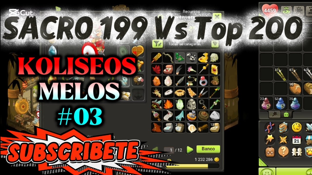 KOLISEOS - SACRO lvl 199 Vs Top 200 - PELEAS MELAS #03 - DOFUS TOUCH 🔥