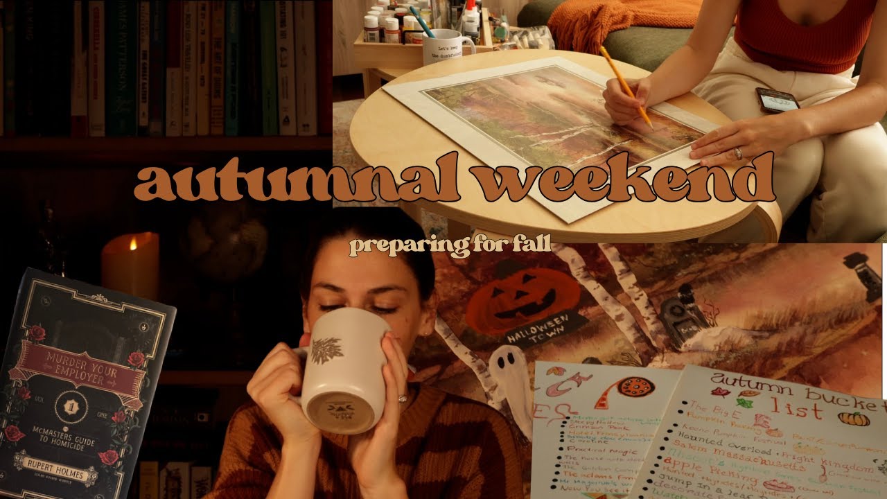 🍁Preparing For Autumn 🍁 fall bucket lists,ghost painting trend,hogwarts legacy & Gilmore girls ☕️