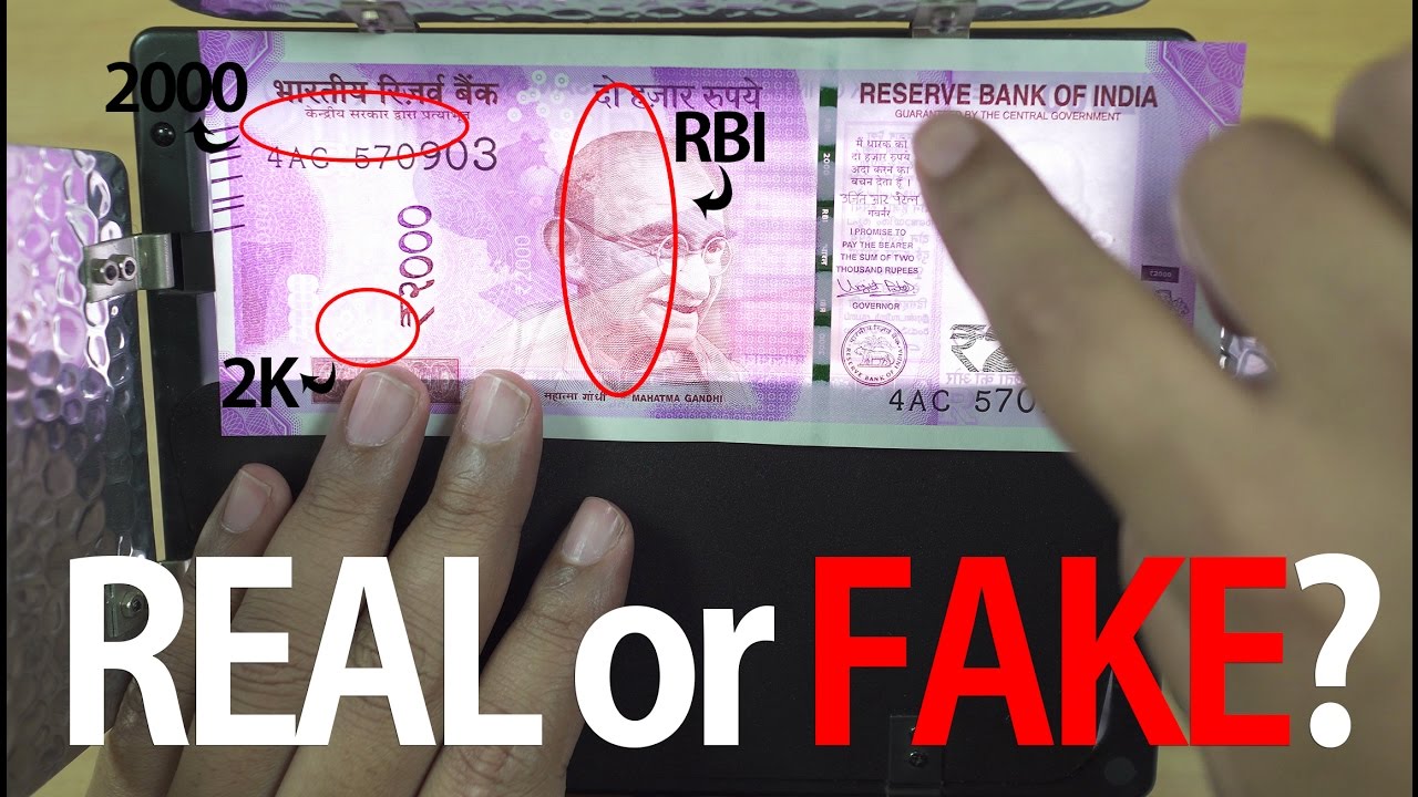 How to Check if Rs 2000 Notes are Real or Fake? (Hidden Security Features)