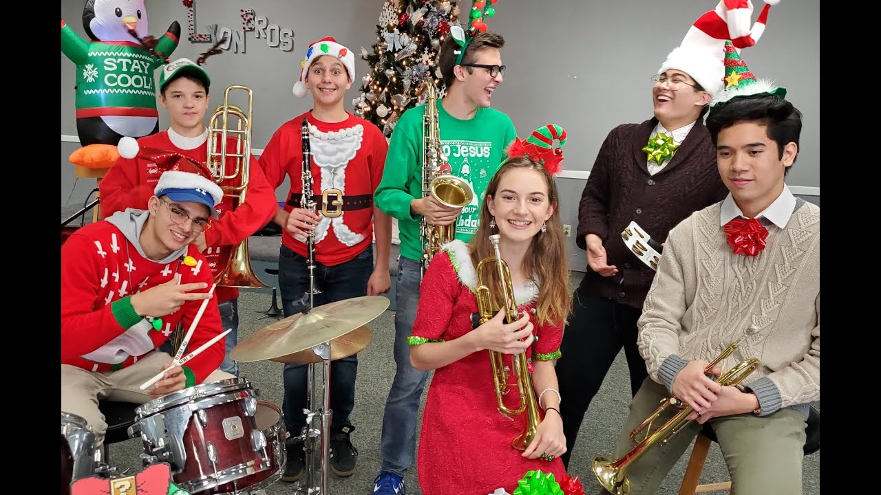 Band Kids Play Christmas Music-Part 1