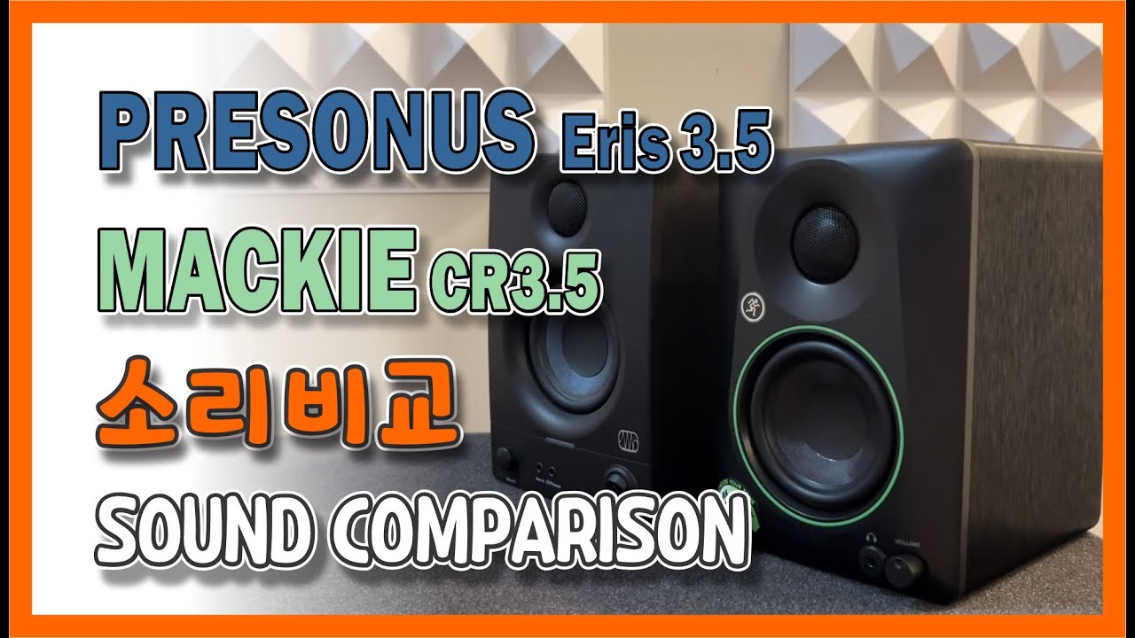 Presonus Eris3.5 vs Mackie CR3.5 