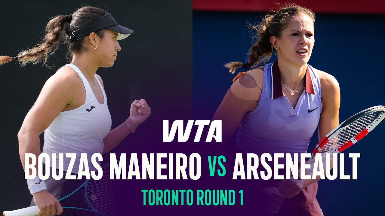 Jessica Bouzas Maneiro vs. Ariana Arseneault | 2025 Toronto Round 1 | WTA Match Highlights