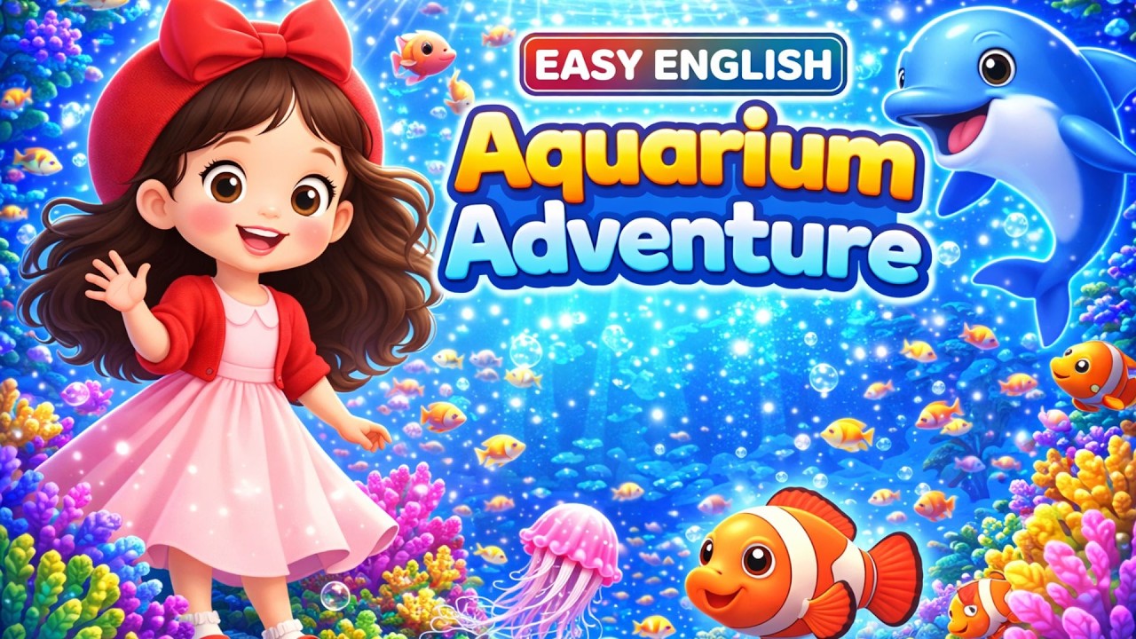 Aquarium Adventure  | Easy English Listening Story (A2 Level)
