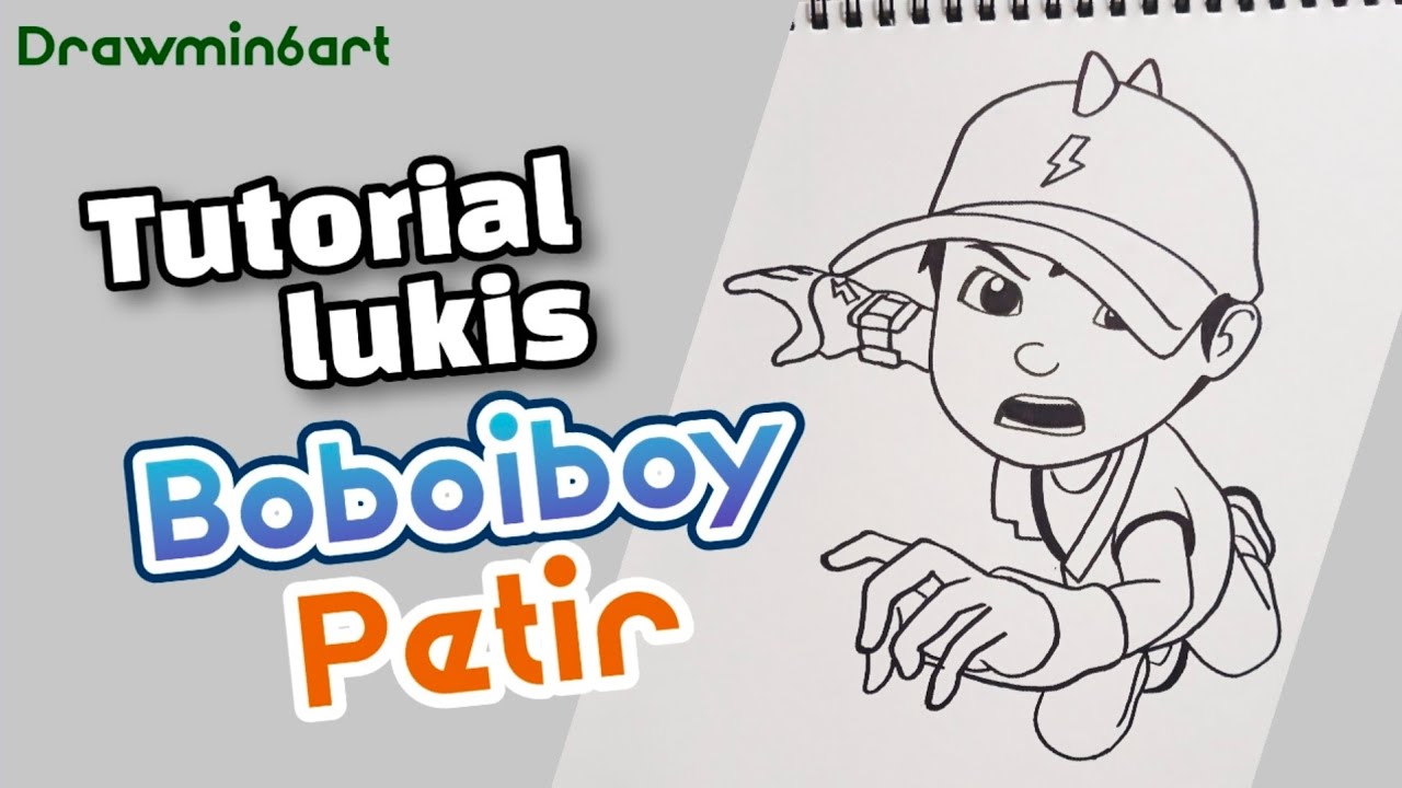 Boboiboy Petir | ​How to Draw BoBoiBoy lightning (Easy Pencil Method for Beginners)