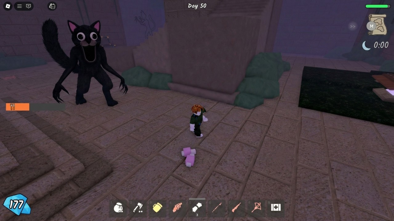 Exploring The new JUNGLE in 99 Nights in The Forest ROBLOX