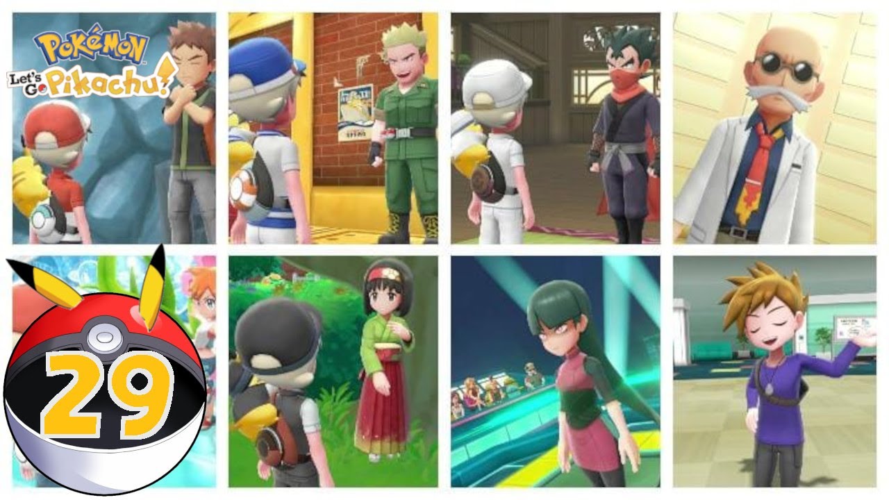 REMATCH CAPIPALESTRA E BLU [Pokemon Let's go Pikachu ITA - Episodio 29]