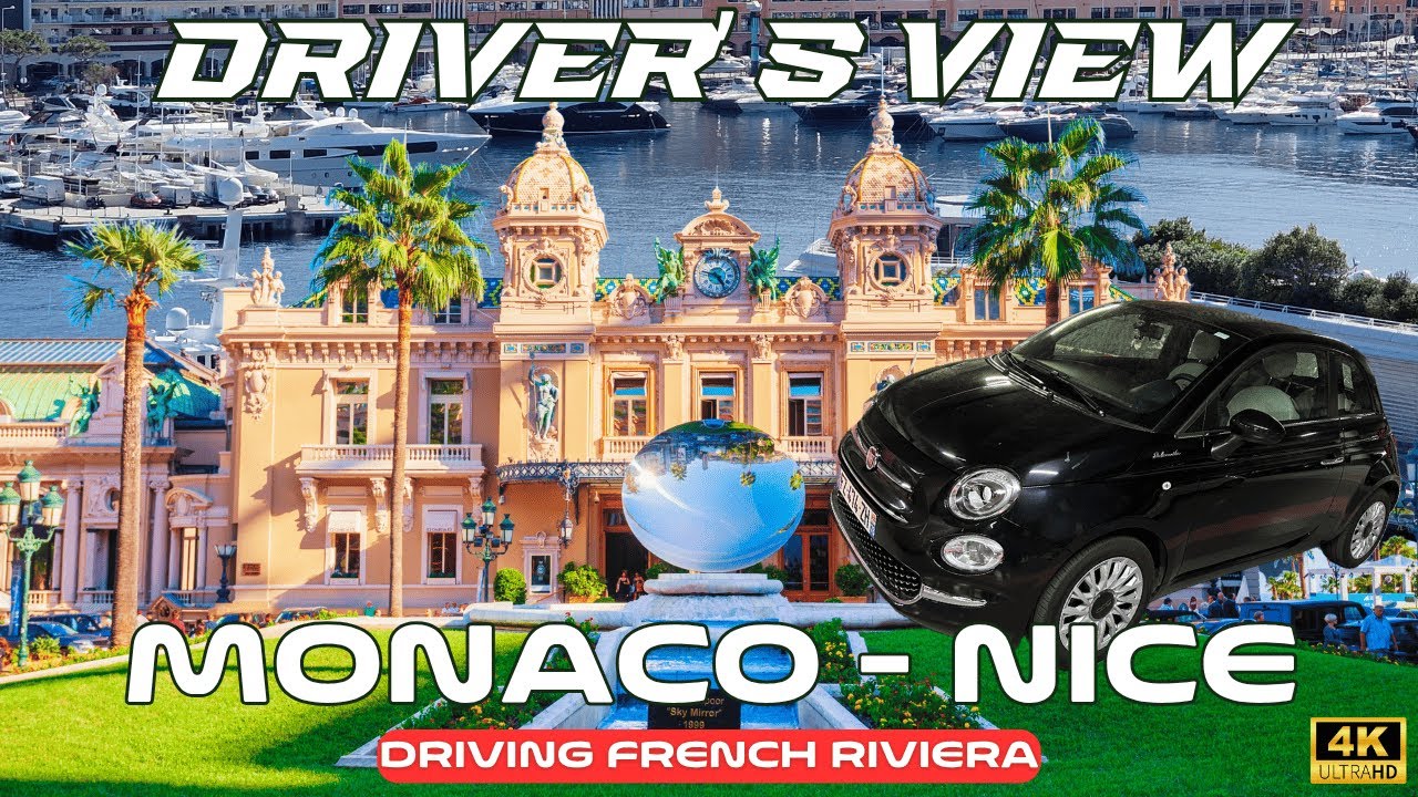 POV DRIVING Monaco to Nice: A scenic drive in the French Riviera