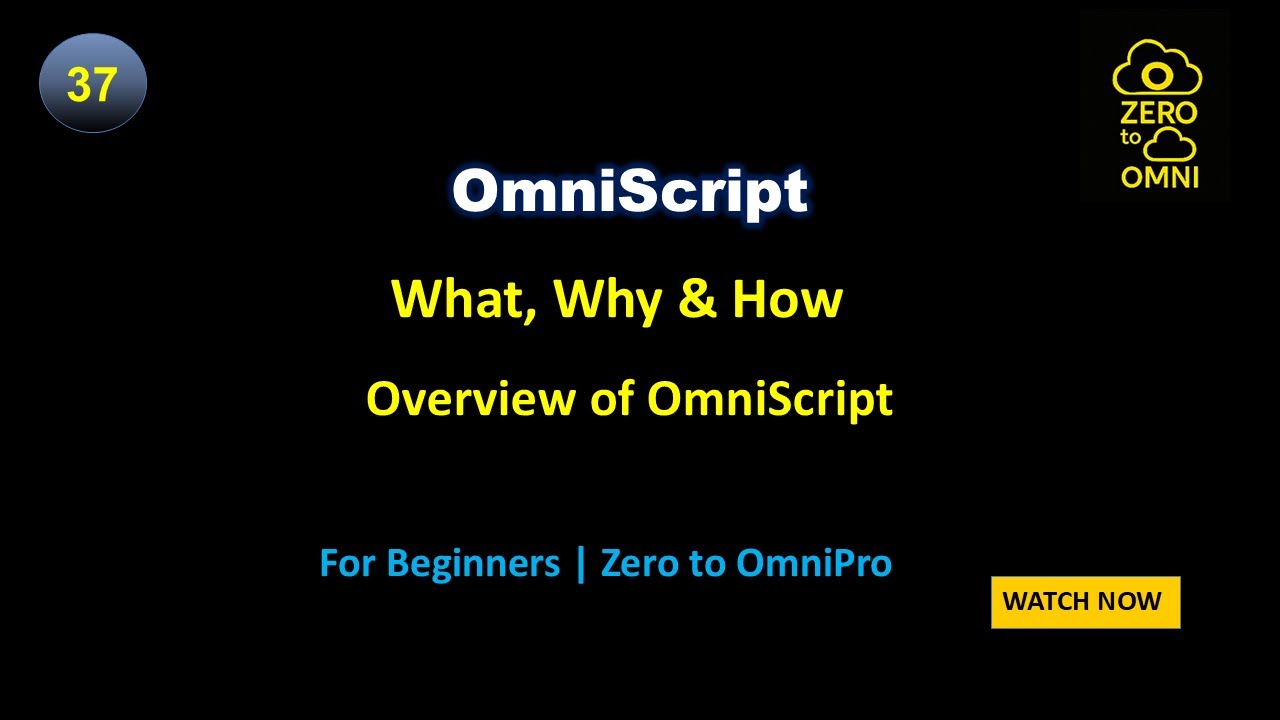 37. OmniScript в Salesforce OmniStudio | Что, почему и как с реальными примерами из отрасли