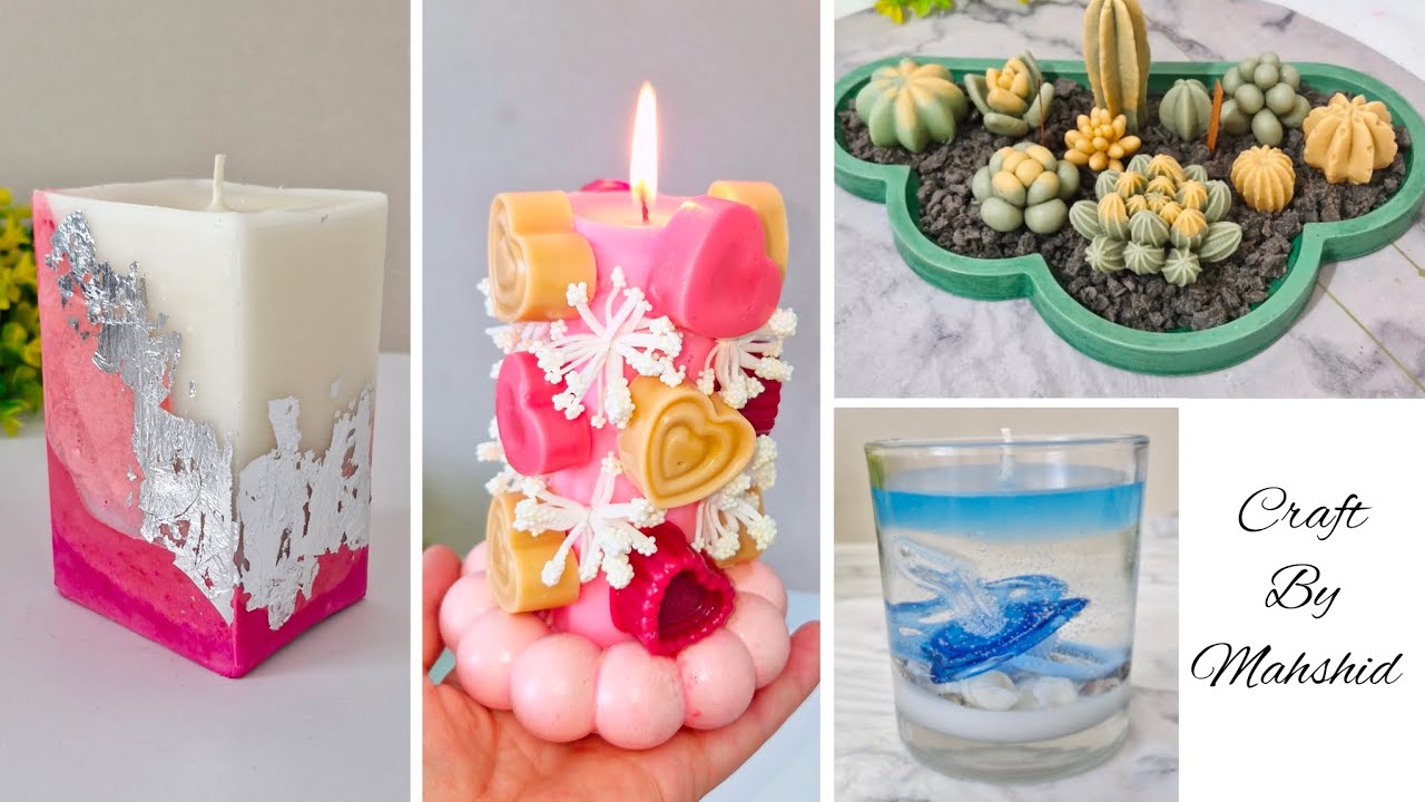 4 Great Ideas For Making Candles , CANDLE ART