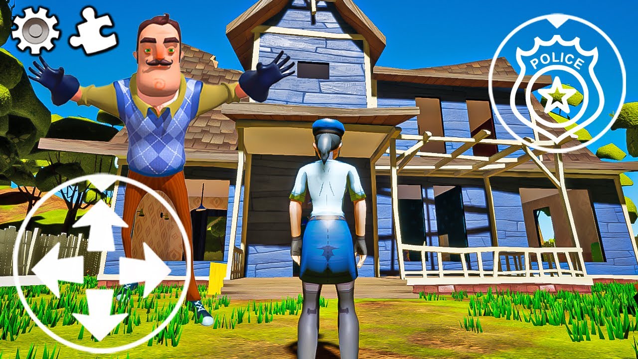 NEW Funny Police Girl VS Hello Neighbor | Funny Experiments with Hello Neighbor |FIGCH|