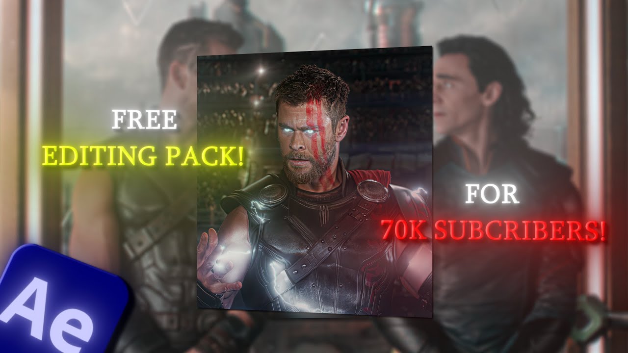 Free AFTER EFFECTS Editing Pack | 70k Subscribers Special GIVEAWAY!