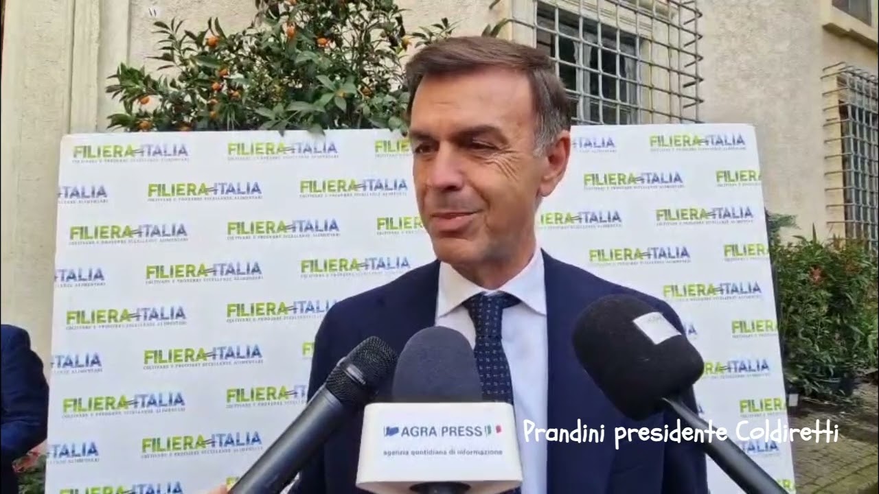 Presentazione AOP IV Gamma: dichiarazione di Ettore Prandini, presidente Coldiretti