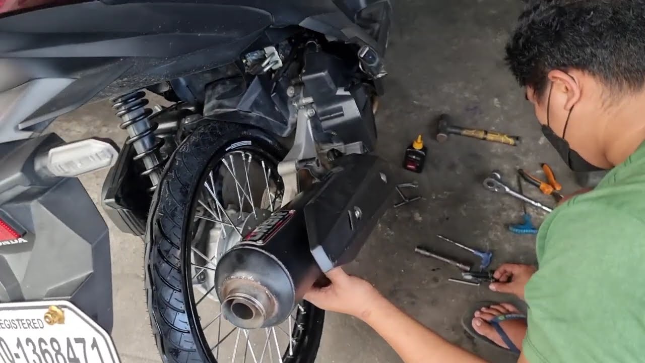 HONDA CLICK 125 STRONG RIMSET INSTALLED