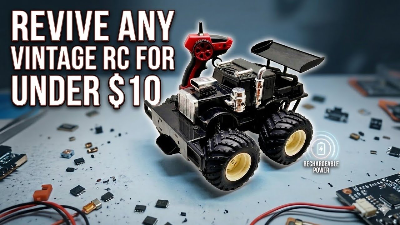 No Remote? No Problem! $10 fixes any vintage Remote Control truck, car etc. DIY
