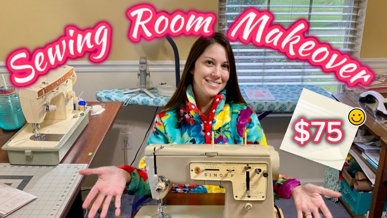 Sewing Room Makeover Under $100! 😮 My Upcycled Studio Tour [Part 1]
