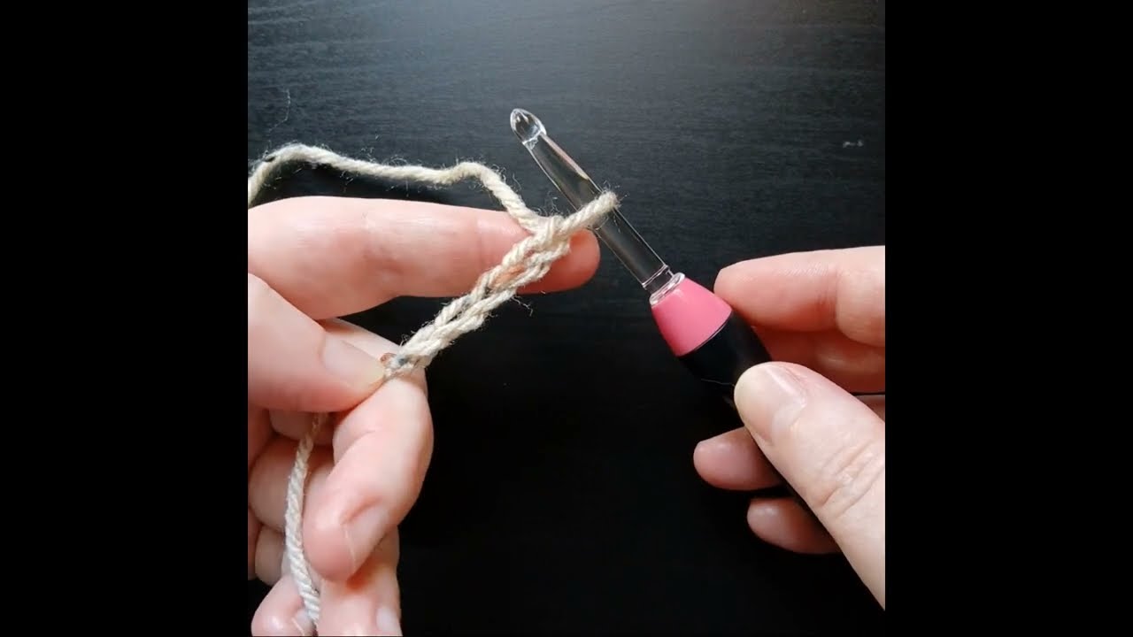 Single Crochet, How to Crochet for beginners. no sound just watch