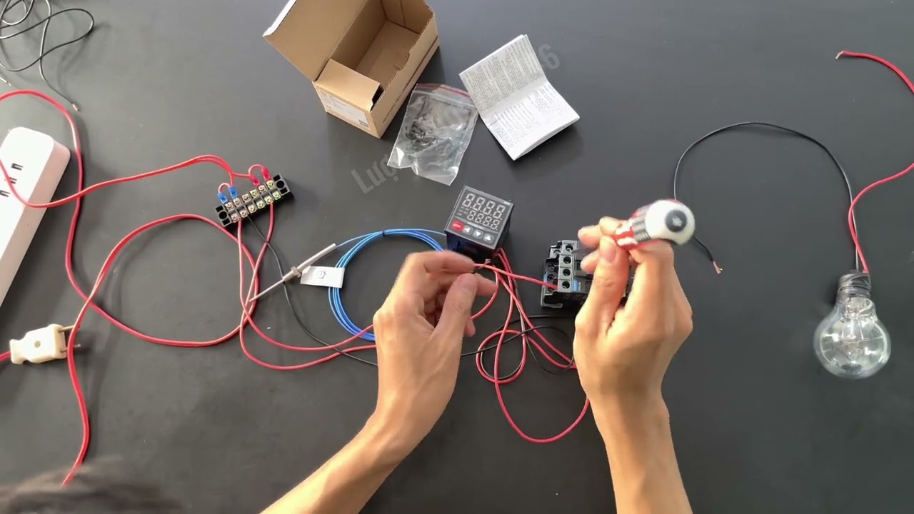 Hướng dẫn cài đồng hồ nhiệt AX4, AX2, AX3, AX7, AX9 điều khiển khởi động từ