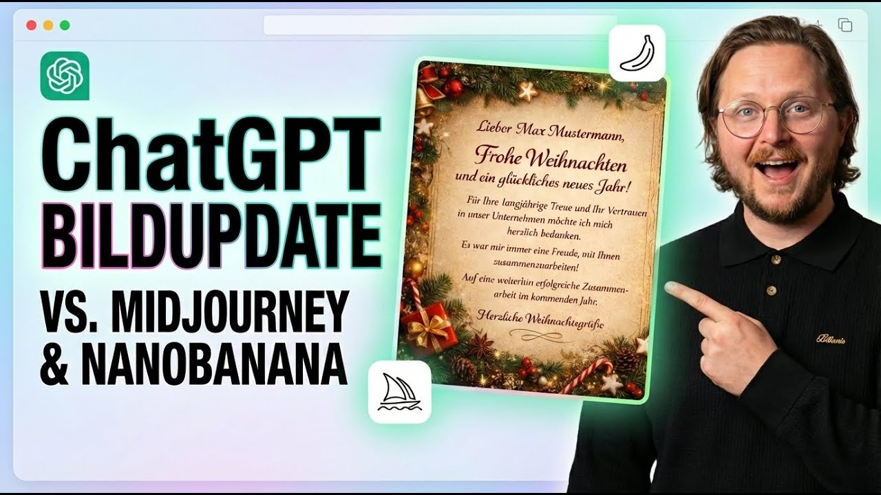 ChatGPT Bild-Update: Endlich besseres Editing! (vs. Midjourney & nanobanana)