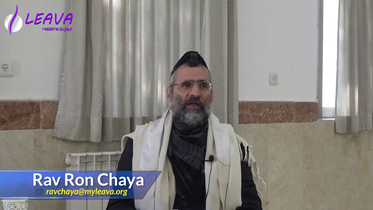 03 - Les interdits de la Torah - Série La Halakha du Jour - Rav Ron Chaya