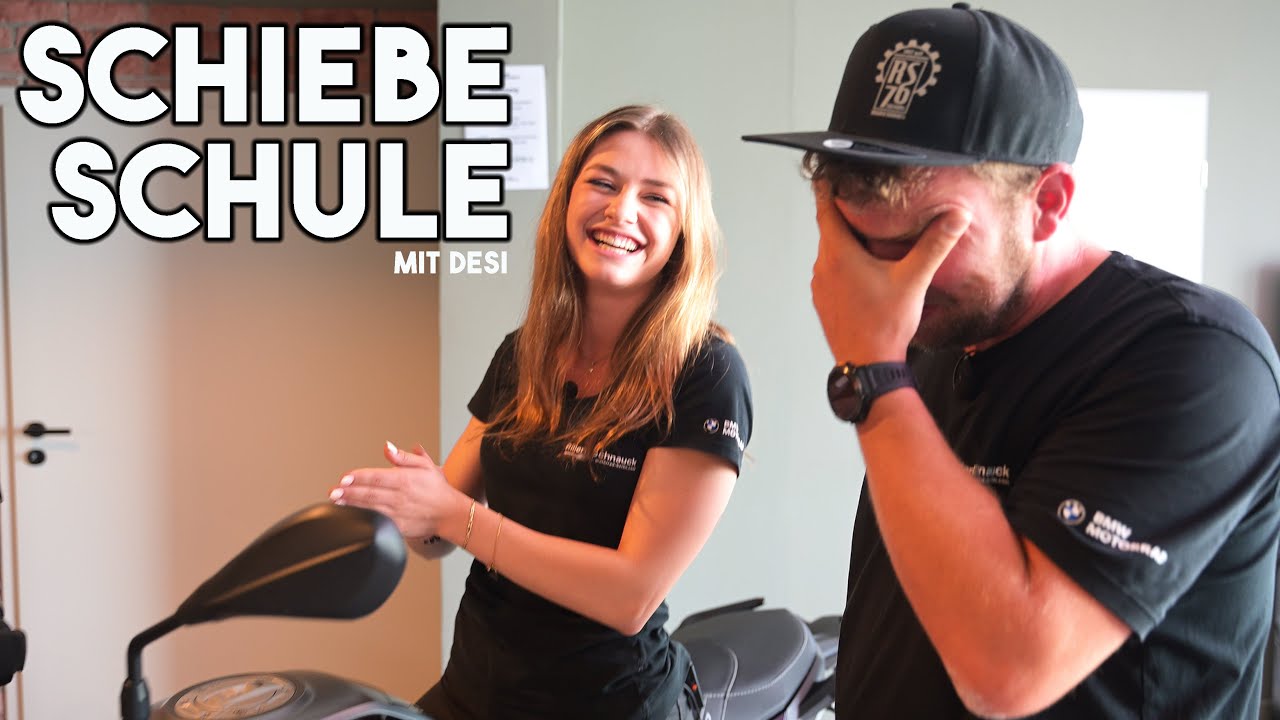 Motorräder schieben mit Desi - Ladies Day Teil 2