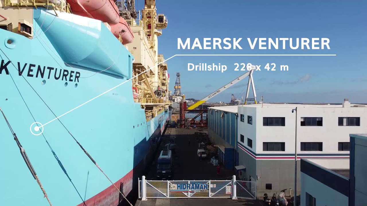 Maersk Venturer Drillship at Hidramar Group facilities
